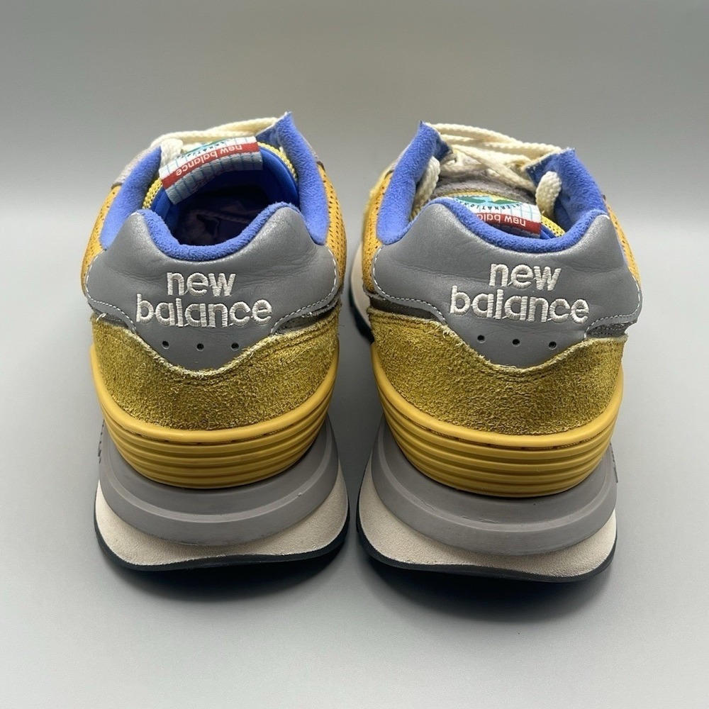New Balance 574 x Bodega Legacy Arrival Yellow Blue Retro - Men's Size 12 USED - Picture 4 of 9